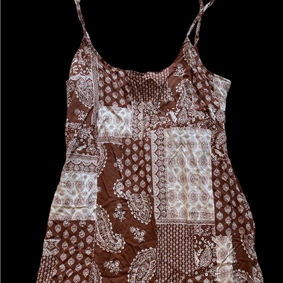 Patchwork pattern mini dress - Picture 2 of 3